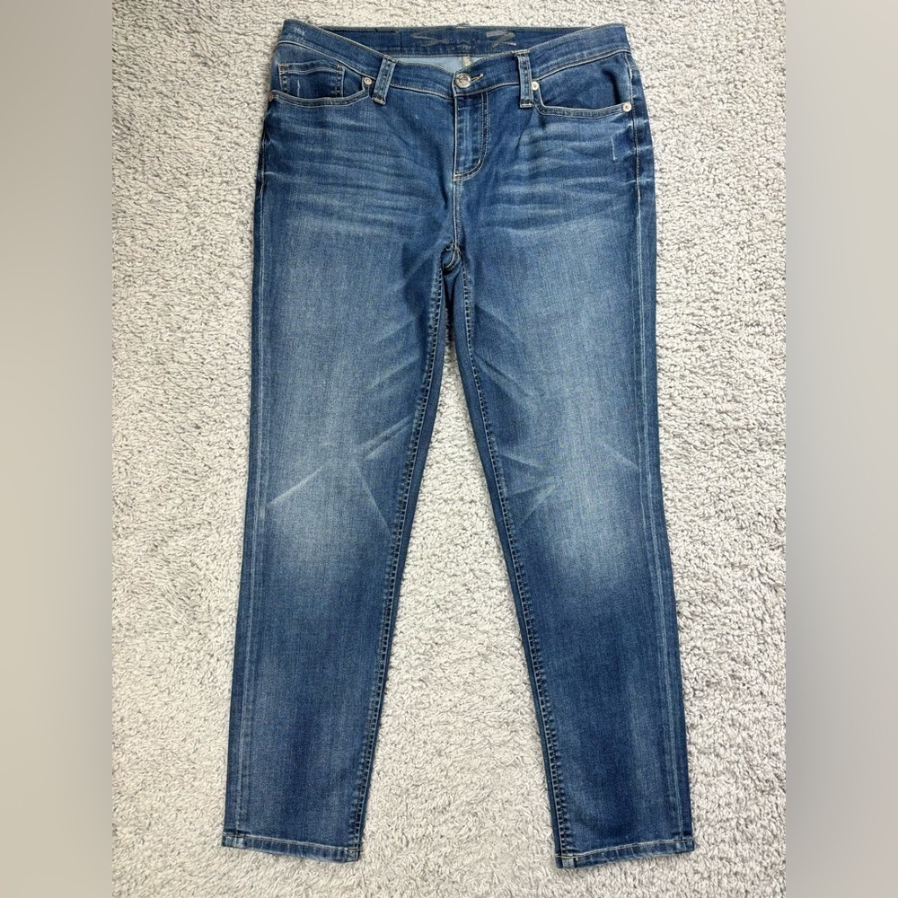 7 For All Mankind Jeans Womens 6 Skinny Easy Fit Classic Regular Wash Casual